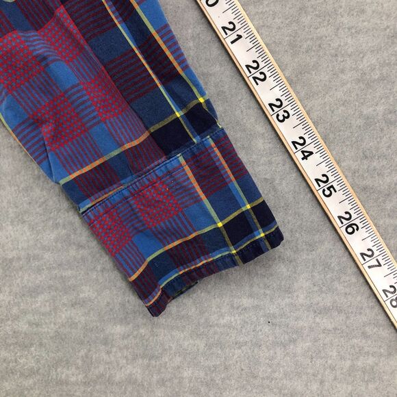 J. Crew Button Down Shirt Mens Large Tartan Plaid Long Sleeve Cotton - Picture 13 of 16